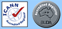 Icann and Auda Accredited Registrar
